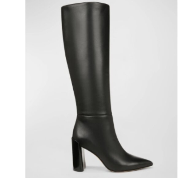 Vince Pilar Leather Knee High Boots in Black, Size 9 (NWT) - Picture 1 of 7